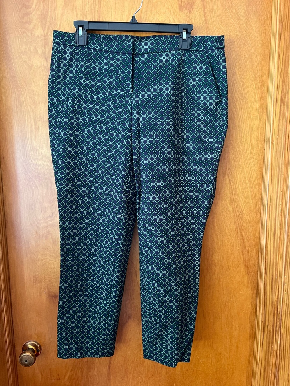 Kenar size 10 navy and green cropped length pants slacks